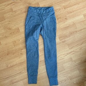 Kids Blue Fleece Lined Jogger Pants